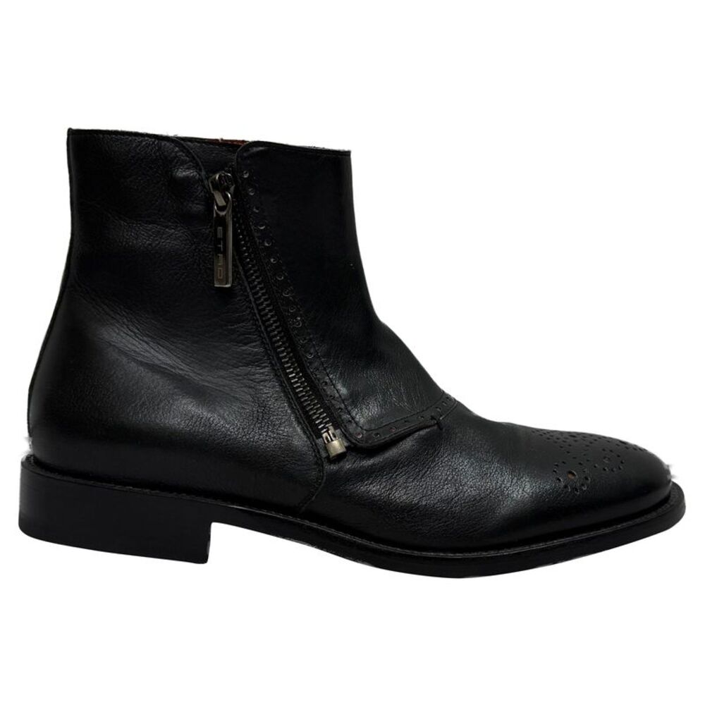 Etro Ankle Boots in Black Leather